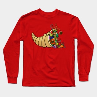 Thanksgiving Cornucopia Harvest Bounty Long Sleeve T-Shirt